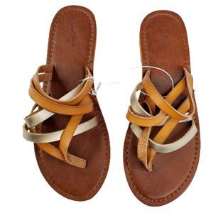 Universal Thread Women's Size 8 Open Toe Strappy